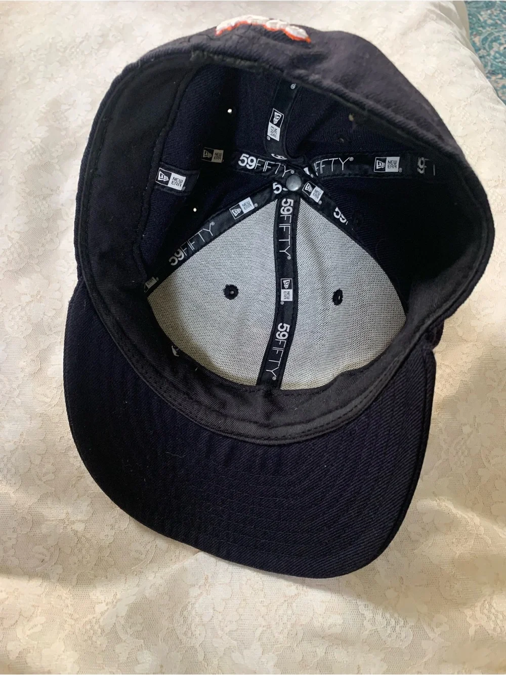 New Era 59FIFTY Virginia Cavaliers Hat Cap Fitted Blue Sword College Youth Sport